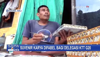 Tải video: Jelang KTT G20, Indonesia Siapkan Souvenir Karya Difabel Bagi Peserta Delegasi KTT G20!