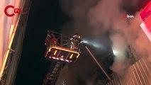 Şişli'de 3 katlı metruk binada yangın