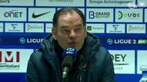 J21 Ligue 2 BKT : la réaction de Stéphane Moulin après FC Sochaux 3-2 SMCaen