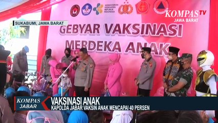 Kapolda Optimistis Vaksinasi Anak Mencapai Target