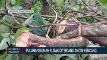 Puluhan Rumah Rusak Diterjang Angin Kencang