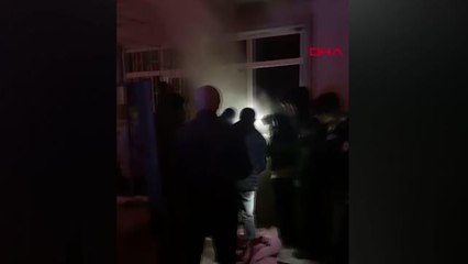 AFGAN AİLENİN EVİ YANDI, ÇOCUKLARA KENDİ OKSİJEN MASKESİNİ TAKAN İTFAİYECİ KALP KRİZİ GEÇİRDİ