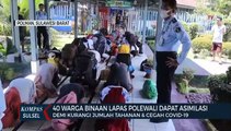 40 Warga Binaan Lapas Polewali Dapat Asimilasi