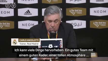 Ancelotti: “Meine Spieler sind sehr hässlich”