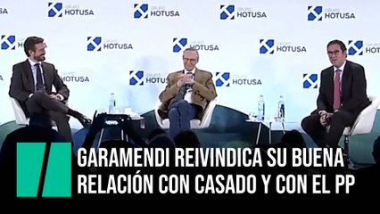 Antonio Garamendi reivindica su buena relación con Pablo Casado y con el PP