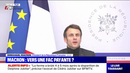Emmanuel Macron veut-il des universités payantes ?