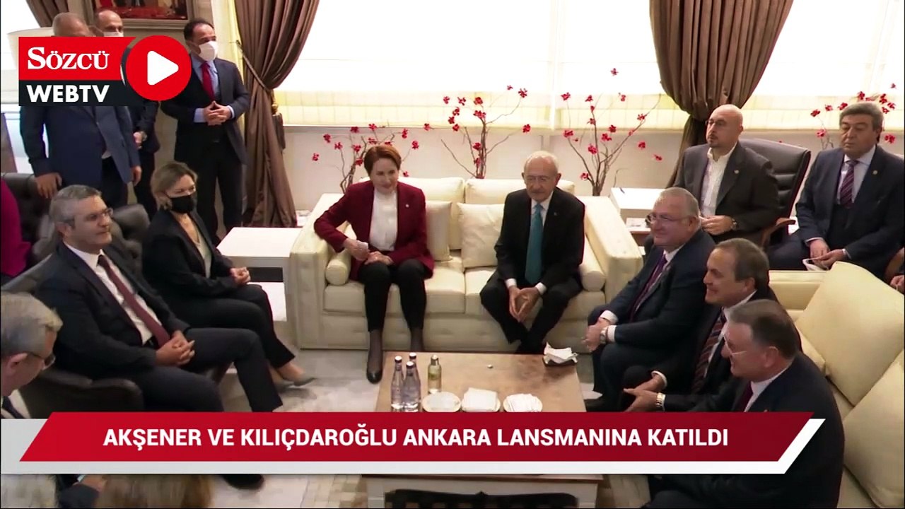 Akşener ve Kılıçdaroğlu Hatay EXPO 2021 Ankara lansmanına katıldı