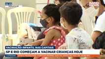 Dez capitais começam hoje a vacinar crianças de 5 a 11 anos contra a covid-19.