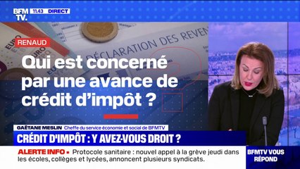Qui est concerné par une avance de crédit d'impôt? BFMTV répond à vos questions
