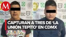 Detienen a tres presuntos integrantes de La Unión Tepito en alcaldía Cuauhtémoc