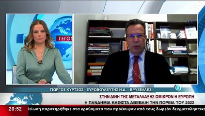 Ο Ευρωβουλευτής Ν.Δ., Γ.Κύρτσος στο δελτίο του Star