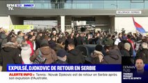 Le tennisman Novak Djokovic a atterri à Belgrade, en Serbie, après son expulsion d'Australie