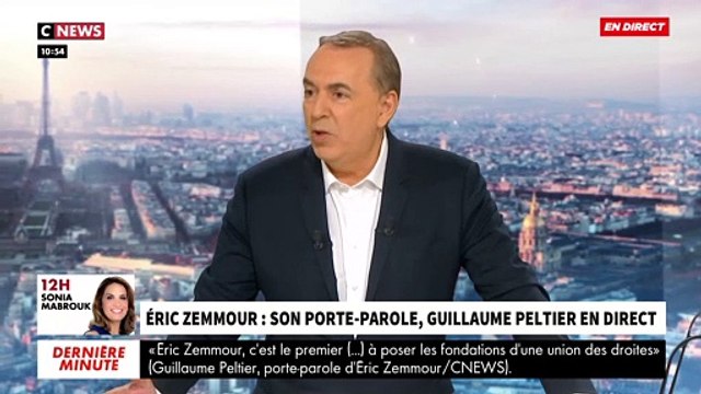 EXCLU - Guillaume Peltier, porte-parole de Zemmour: Au second tour, je voterai pour le candidat de droite face à Macron quel qu'il soit - VIDEO
