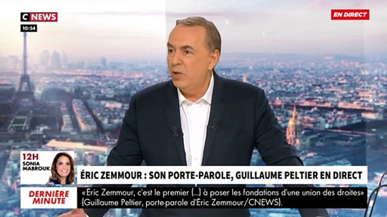 EXCLU - Guillaume Peltier, porte-parole de Zemmour: "Au second tour, je voterai pour le candidat de droite face à Macron quel qu'il soit" - VIDEO
