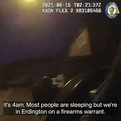 Armed police raid gunman's flat in Erdington