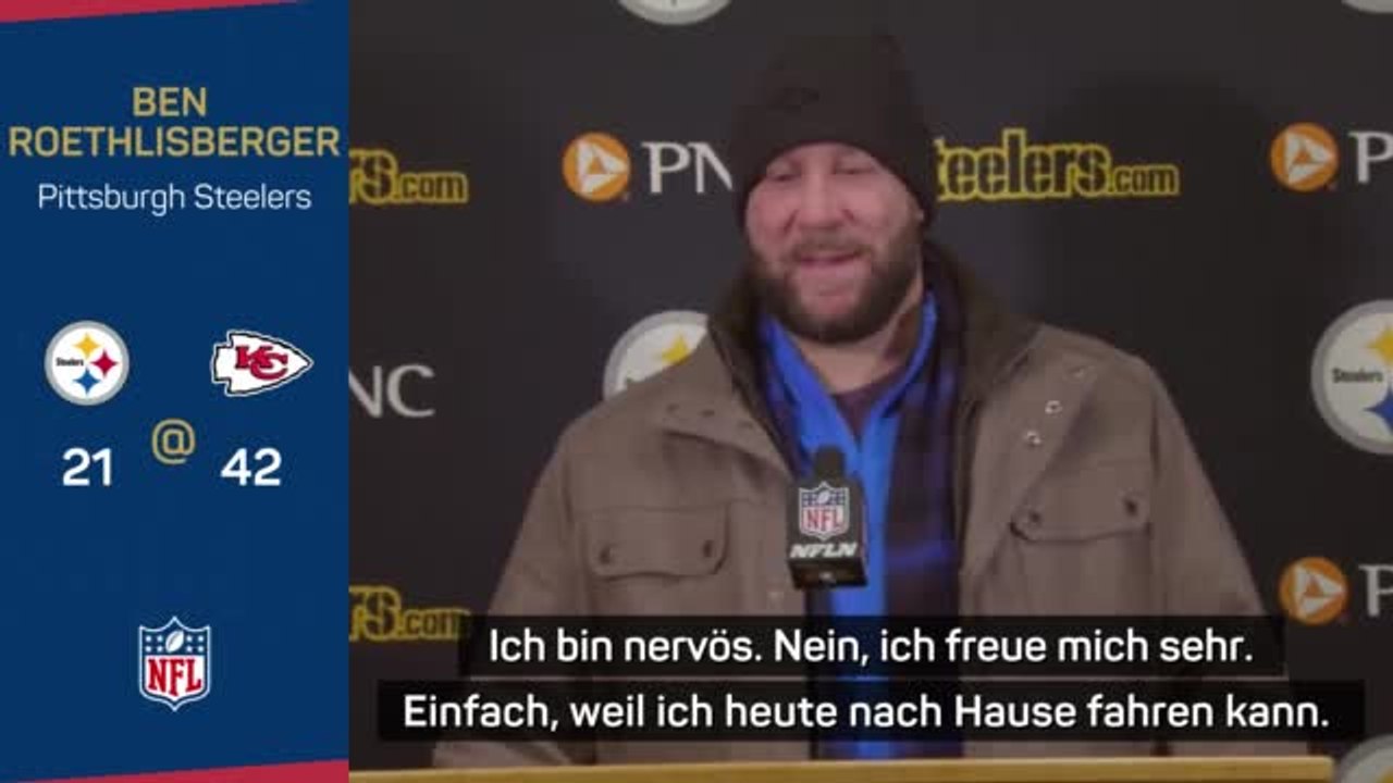 Roethlisberger über Karriereende: “Bin nervös”