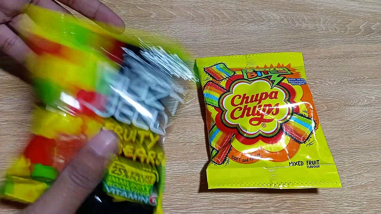 Big candies opening ASMR most satisfying video