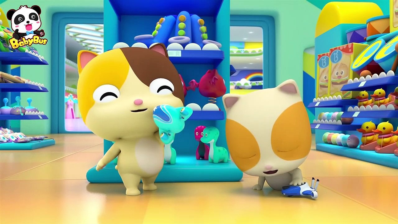 小貓咪走丟了！大灰狼，快走開！ | 安全兒歌-Kids Safety Tips | 過家家 | 小貓咪一家 | 動畫 | 卡通 | 寶寶巴士 | Kids Cartoon | BabyBus