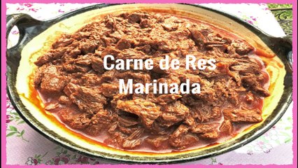 La mejor Carne de Res Marinada Para tus Tamales facil de hacer  con grandes satisfacciones, la puedes usar tambien para tus tacos y tortas o cualquier antojito mexicano.