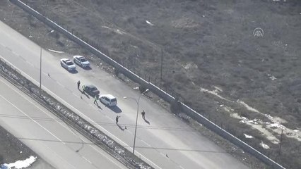 AFYONKARAHİSAR - Hava destekli trafik denetimi yapıldı