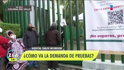 Continúa la demanda de pruebas Covid-19 en la CDMX