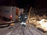 -Alanya'nın yüksek kesimlerini kar esir aldı, 11 araç 40 vatandaş mahsur kaldı