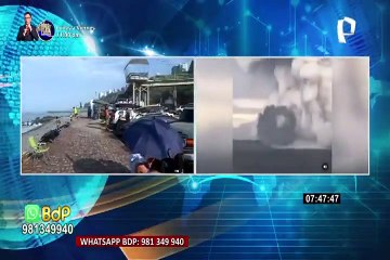 Miraflores: surfistas acuden a playa Makaha pese a recomendaciones de la Marina de Guerra