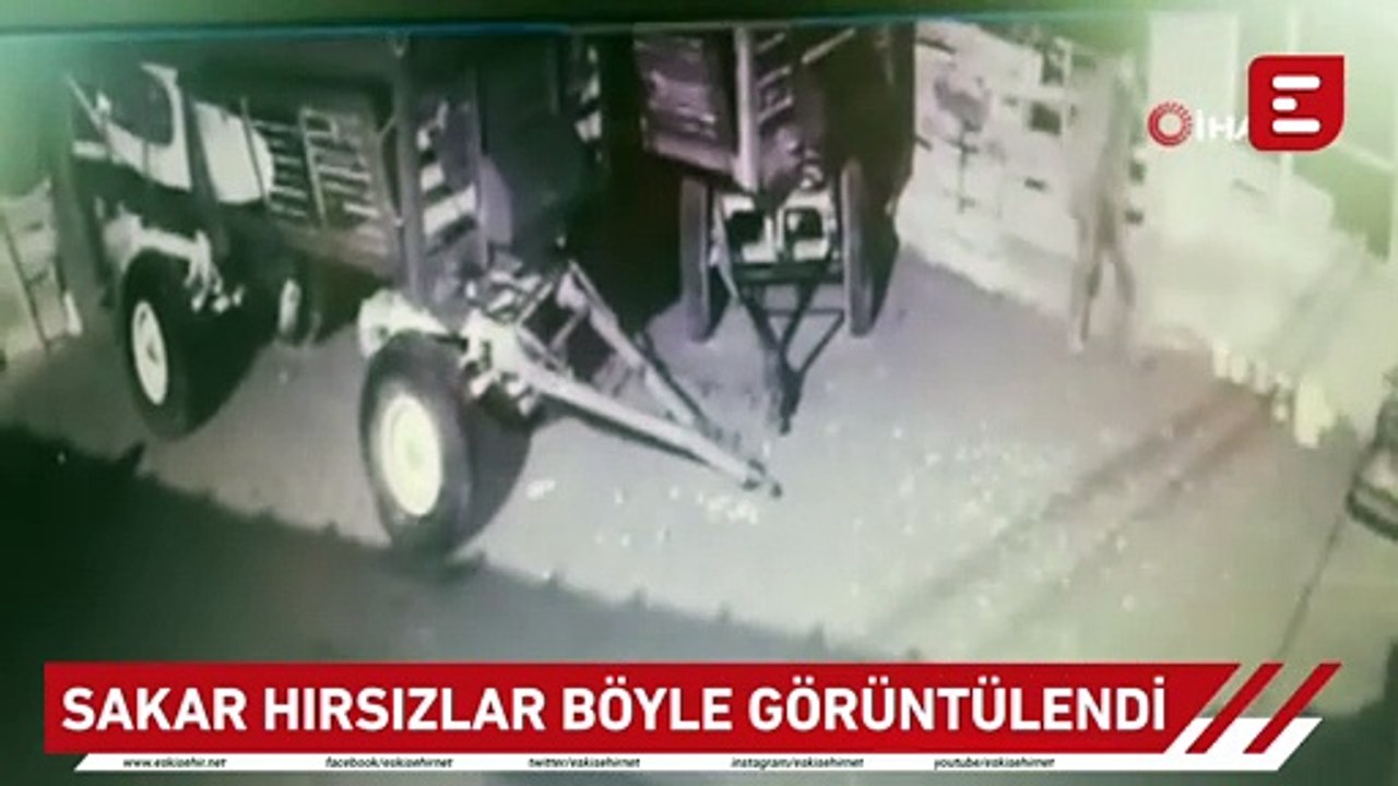 Sakar hırsızlar böyle görüntülendi