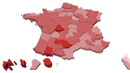 Covid-19 : les départements où l’épidémie commence à refluer, notre carte de France