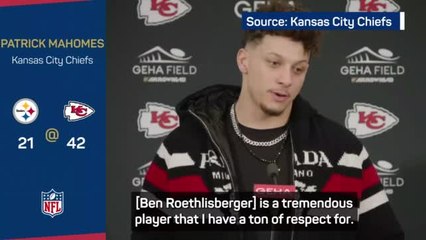 Big Ben is bowing out 'the right way' - Mahomes