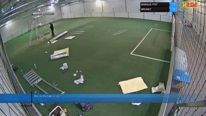 But de Romain (1-0) - BANQUE POP Vs BRUNET - 17/01/22 16:25 - LIGUE 3 - Poitiers Game Parc