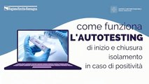 Isolamento covid in Emilia Romagna, il video tutorial dell'autotesting
