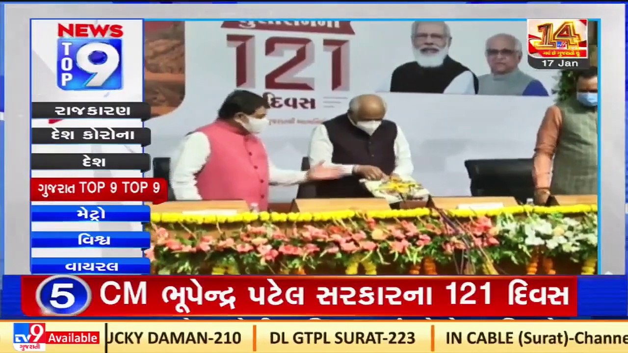 Top 9 Gujarat News Update _17-01-2022 _Tv9GujaratiNews