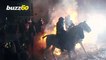 No Horseplay! Spanish Festival Features Horses Jumping Through Bonfires as Part of Purification!