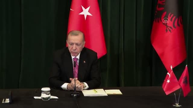 Son dakika haberi | Cumhurbaşkanı Erdoğan: Balkanların barışı, huzuru için üzerimize düşeni nasıl yaptıysak, bundan sonra da aynı şekilde barış ve huzurun teminatı için...