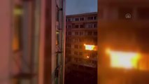 Şişli'de metruk binada çıkan yangın söndürüldü