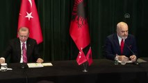 Arnavutluk Başbakanı Rama, Cumhurbaşkanı Erdoğan ile ortak basın toplantısında konuştu Açıklaması