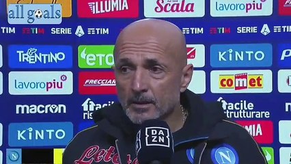 Bologna-Napoli 17/1/22 intervista pre-partita Luciano Spalletti
