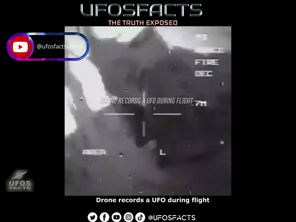 Drone records a UFO during flight