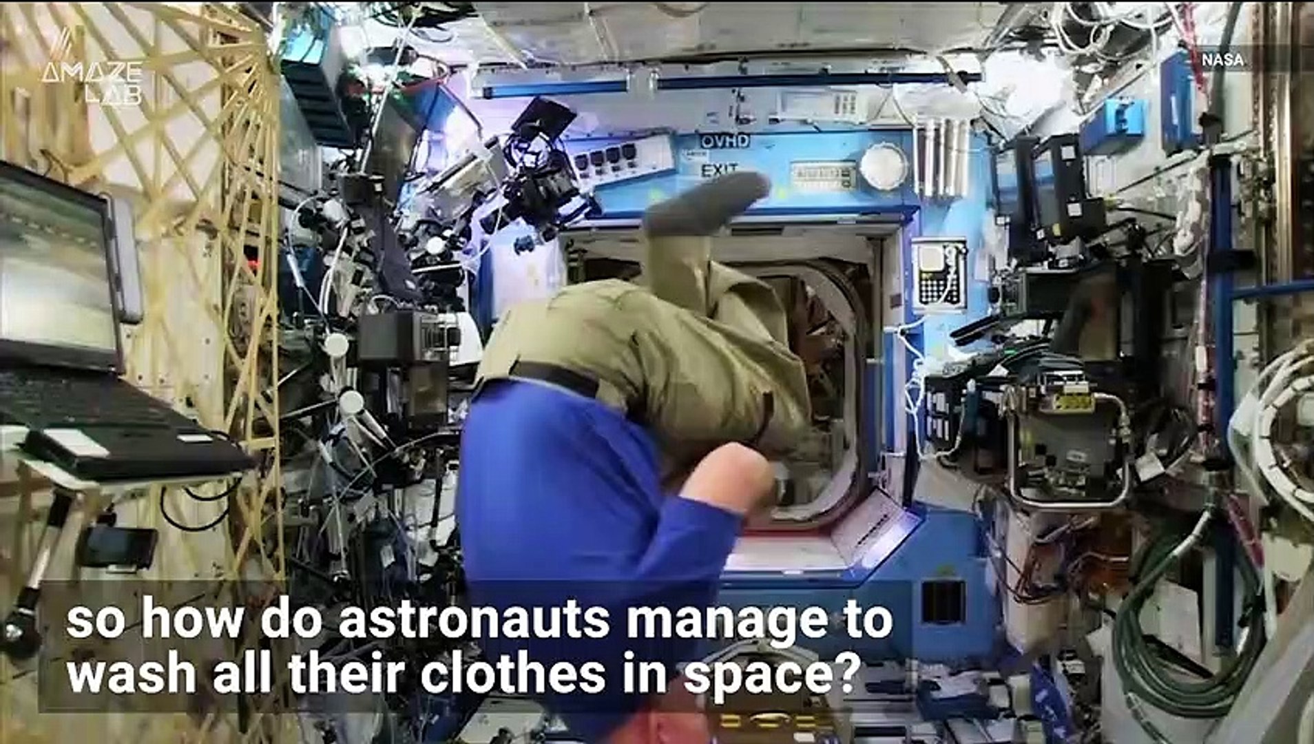 How Do Astronauts Wash In Space