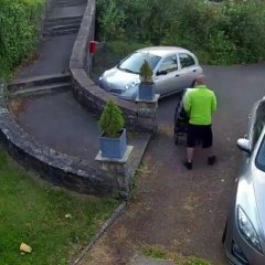 Des individus peu communs volent toute une livraison devant une maison !