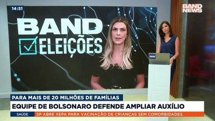 #BandEleições: De olho nas eleições deste ano, os conselheiros mais próximos sugerem que Bolsonaro aposte na continuidade do Auxílio Brasil, que hoje paga R$ 400.Saiba mais em youtube.com.br/bandjornalismo