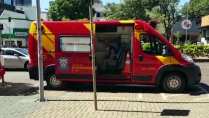 Idosa de 91 anos é socorrida pelo Siate na Região Central