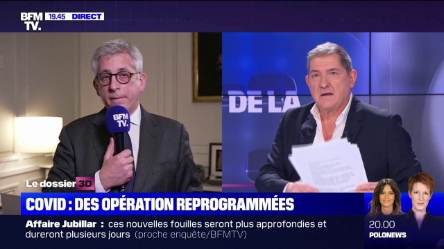 Frédéric Valletoux (Fédération hospitalière de France) sur les déprogrammations: L'hôpital va devoir absorber la suite du Covid-19 pendant de très longs mois