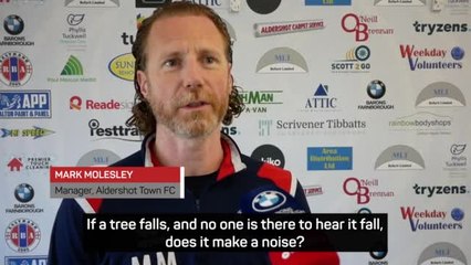 Aldershot Town manager gives bizarre interview