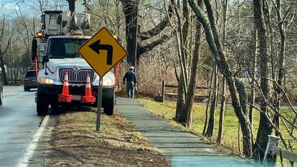 Gusty winds knock out power for customers in New England