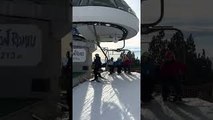 Knocked Down by Ski Lift