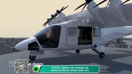 EVTOL:  Defour vai começar os testes do Aero3 ainda neste ano