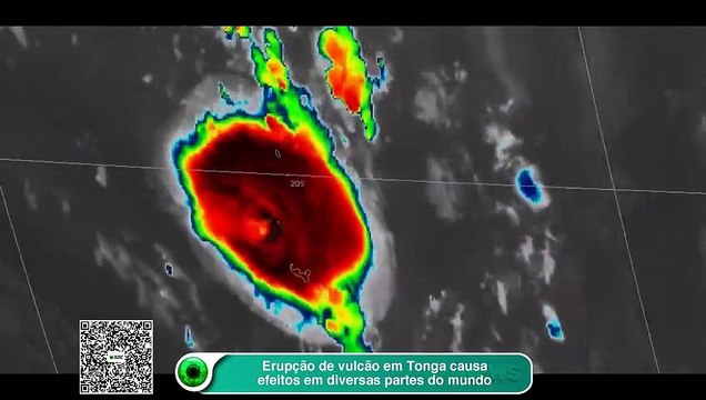 Erupção de vulcão em Tonga causa efeitos em diversas partes do mundo