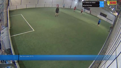 But de Julien (5-7) - FC GRAS DU BIDE Vs ATLETICO BJ - 17/01/22 20:00 - LIGUE 3 - Poitiers Game Parc